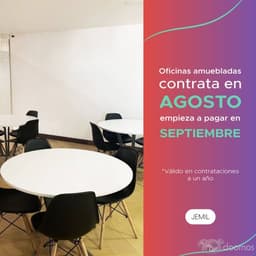 OFICINA AMUEBLADA APROVECHA PROMOCION