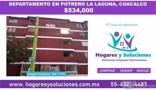 OFERTAAA!!! DEPARTAMENTO EN POTRERO LA LAGUNA, COACALCO