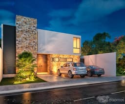 CASA MOD KAAB PRIVADA PASEOS DEL MAYAB  3 REC, 2 PLANTAS