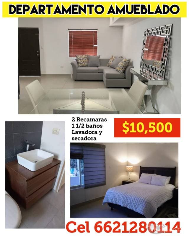 Departamento amueblado. 2 recámaras — foto 1
