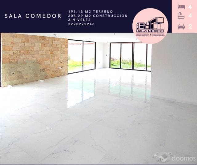 CASA EN VENTA FRACCIONAMIENTO DE LUJO EN MORITLLOTLA, CHOLULA — foto 2