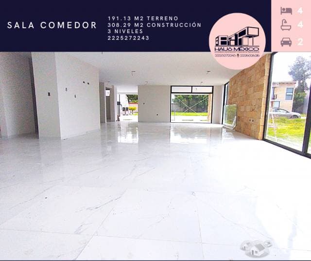 CASA EN VENTA FRACCIONAMIENTO DE LUJO EN MORITLLOTLA, CHOLULA — foto 3