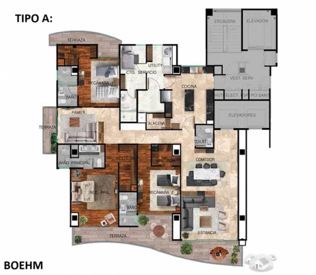 Preventa Departamentos Bosque Real Desarrollo Boehm — foto 2