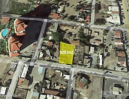 Venta de Terreno frente al mar, Rosarito Centro, 920m2