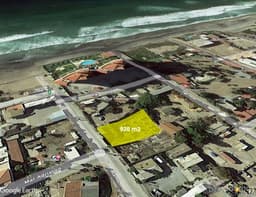 Venta de Terreno frente al mar, Rosarito Centro, 920m2
