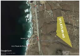 Venta de Terreno Comercial, Popotla, Rosarito, 311,873m2
