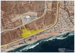 Venta de Terreno frente al mar, Ejido Mazatlán, Rosarito, 6.43HA