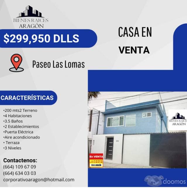 Vendemos casa en Paseo Las lomas