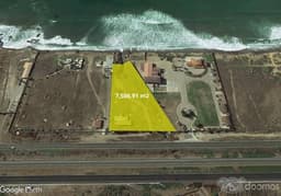 Venta de Terreno frente al mar, El Descanso, Rosarito, 7506m2 .