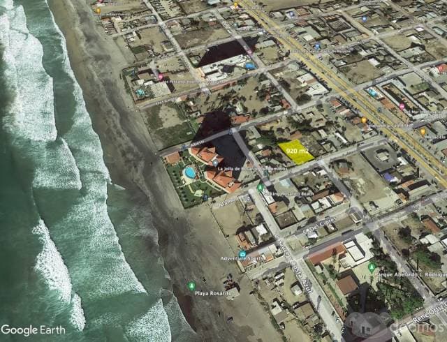 Terreno frente al mar en Venta, Rosarito, Rosarito Centro, 920m2 — foto 2