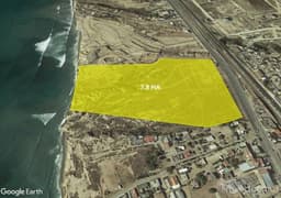 Terreno frente al mar en Venta de 7.8HA, Rosarito Centro.