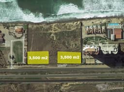 Venta de Terreno frente al mar en Primo Tapia, P. de Rosarito.