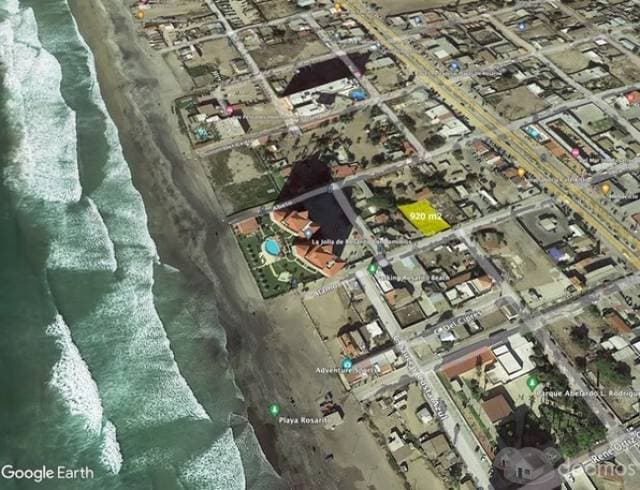 Terreno en Venta de 920m2 ubicado en Rosarito Centro, Rosarito. — foto 3