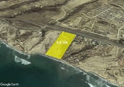 Terreno frente al mar en Venta de 4.5HA en Puerto Nuevo.