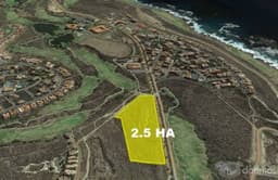 Terreno de 2.5HA frente a la costa en Venta en Bajamar, Ensenada.