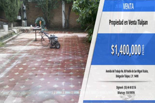 Venta de Terreno en Tlalpan — foto 1