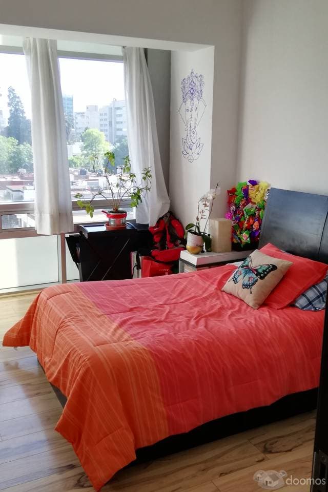 Amueblado Depa Roma Sur 92m2 2rec 2wc — foto 3