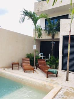 $1200 USD / 95m2 - Tulum - Beautiful Designer Loft with Mezzanine for Rent (La Veleta, Tulum)