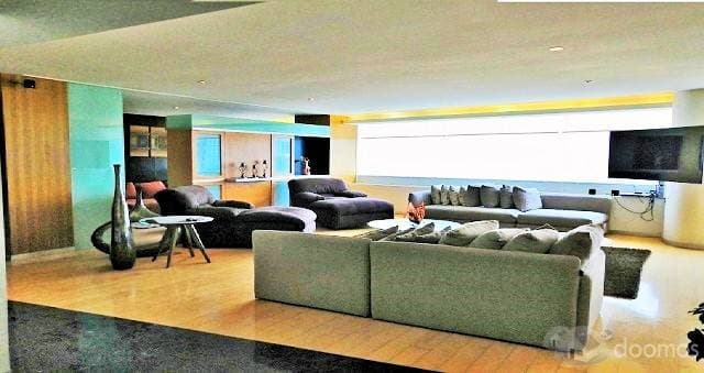 DEPARTAMENTO EN RENTA CON AMUEBLADO EN SANTA FE CUAJIMALPA CDMX, GRAN LUJO EN 272M2, PRESTIGIO Y UBICACION