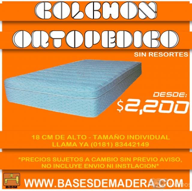 COLCHONES BARATOS EN ESCOBEDO — foto 1