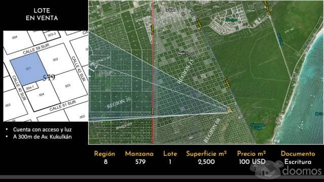 Terreno de 2,500m2 Tulum — foto 1