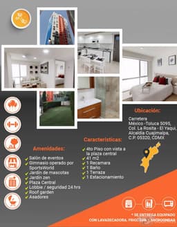 ¿Tu traslado a la Oficina en Santa Fe es de más de una hora? ¡Imagina disfrutar de vivir cerca!