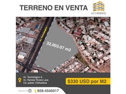 TERRENO EN VENTA EXCELENTE UBICACION EN AV TECNOLOGICO
