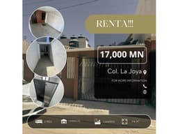 SE RENTA CASA EN VILLAS LA JOYA $17,000