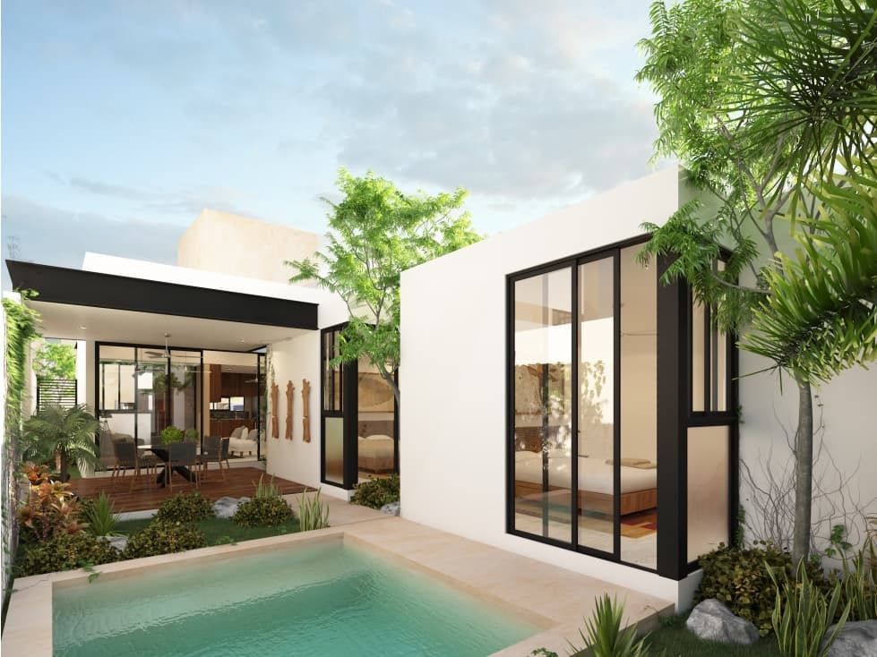 Dzitya Casa en Privada Almena Modelo Begonia — foto 5