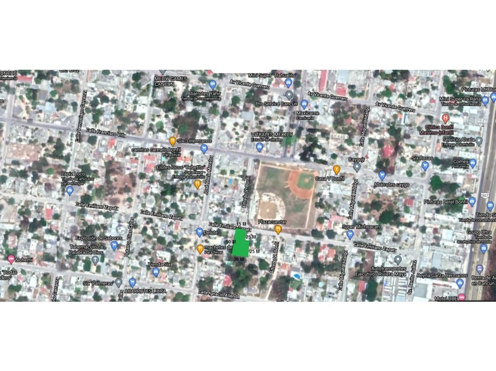 SE VENDE TERRENO DE 875M2 EN BONFIL CANCUN — foto 3