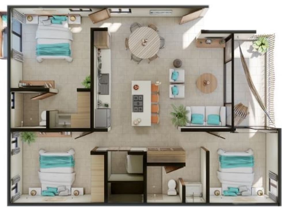 Olamar Departamentos en Chicxulub Puerto — foto 6