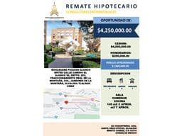 MAGNIFICO DEPA DE REMATE BANCARIO EN JARDINES DE LA MONTAÑA!!!