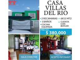 Casa en Venta Villas del Rio,aguas calientes