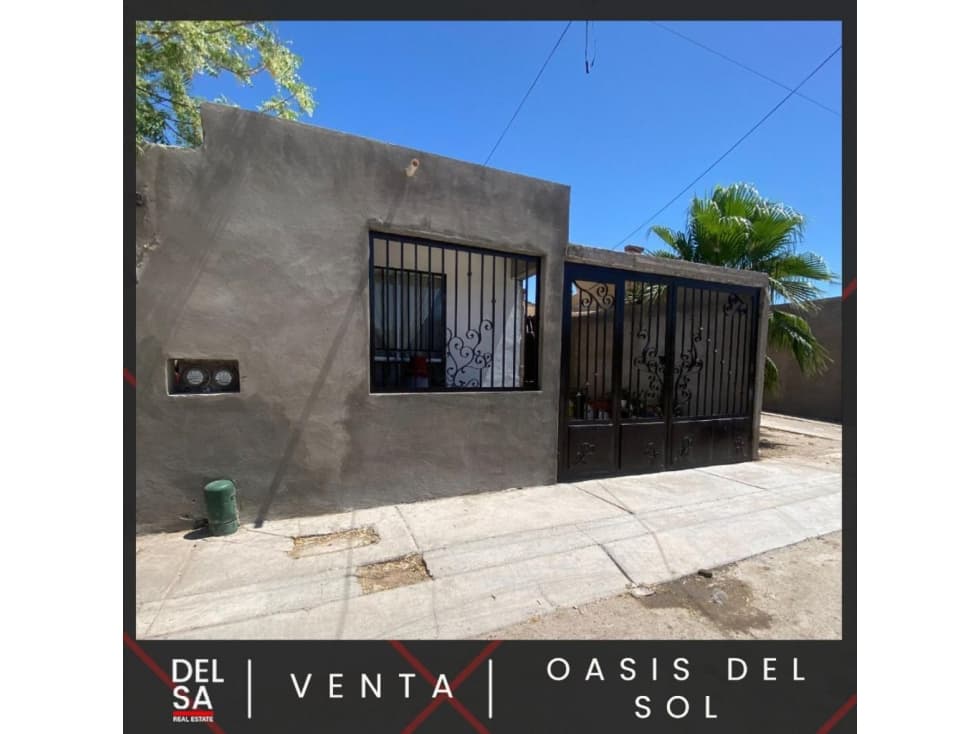 CASA EN VENTA EN OASIS DEL SOL. — foto 1