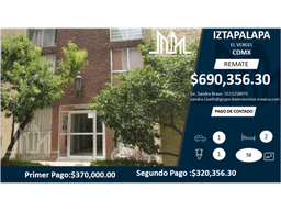 REMATE!! $709,479 OPORUNIDAD DE DEPA EN EL VERGEL
